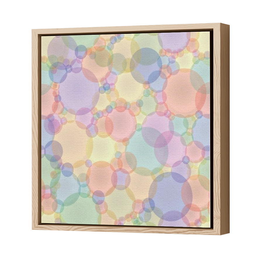 Thumbnail for Canvas - Wood Grain Floating Frame