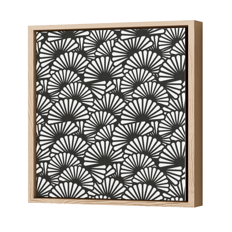 Thumbnail for Canvas - Wood Grain Floating Frame