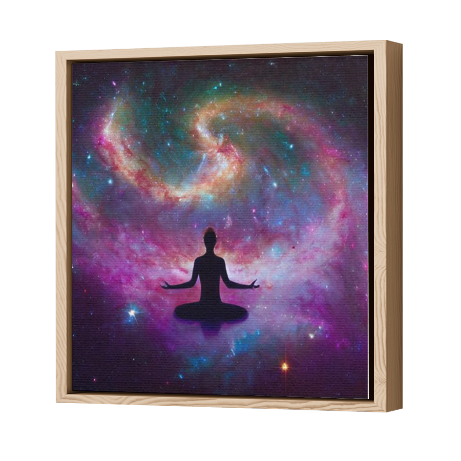 Thumbnail for Canvas - Wood Grain Floating Frame