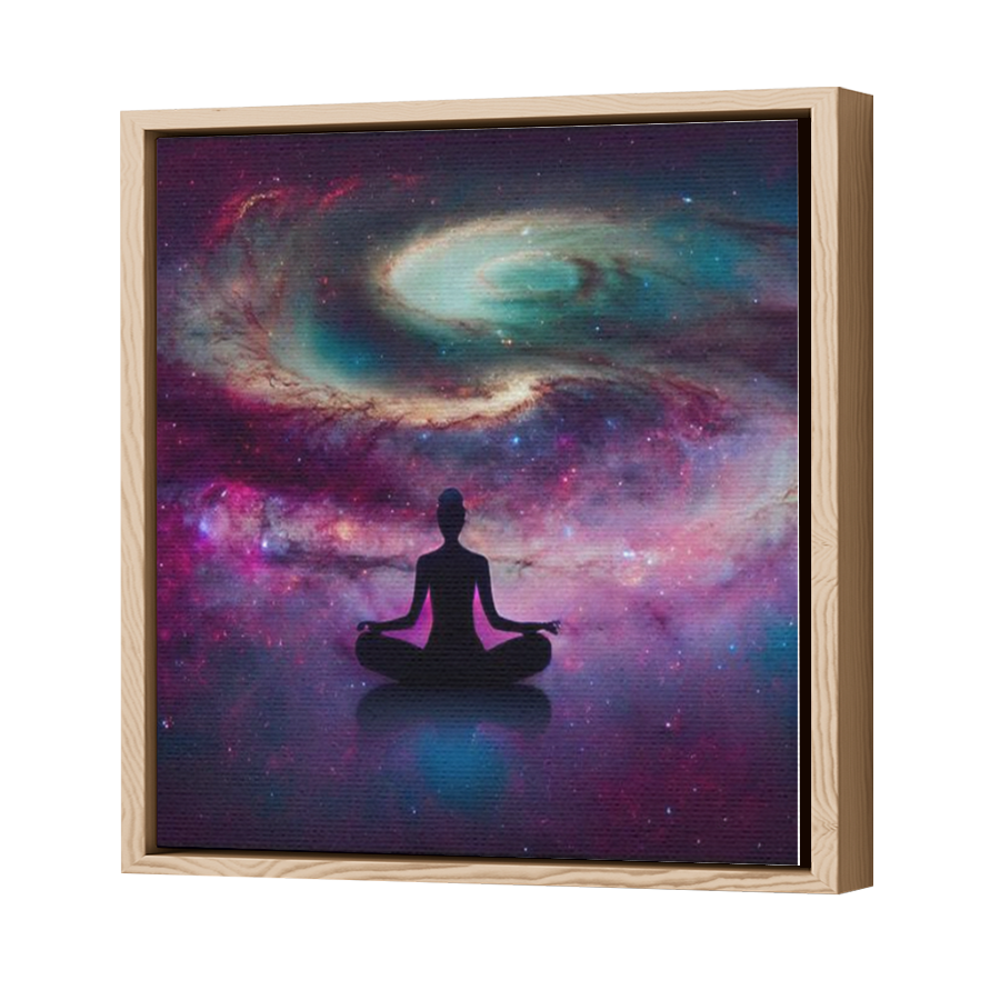 Thumbnail for Canvas - Wood Grain Floating Frame