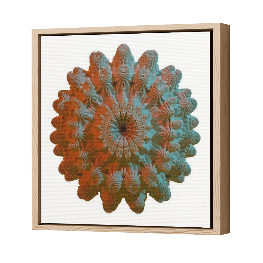 Thumbnail for Canvas - Wood Grain Floating Frame