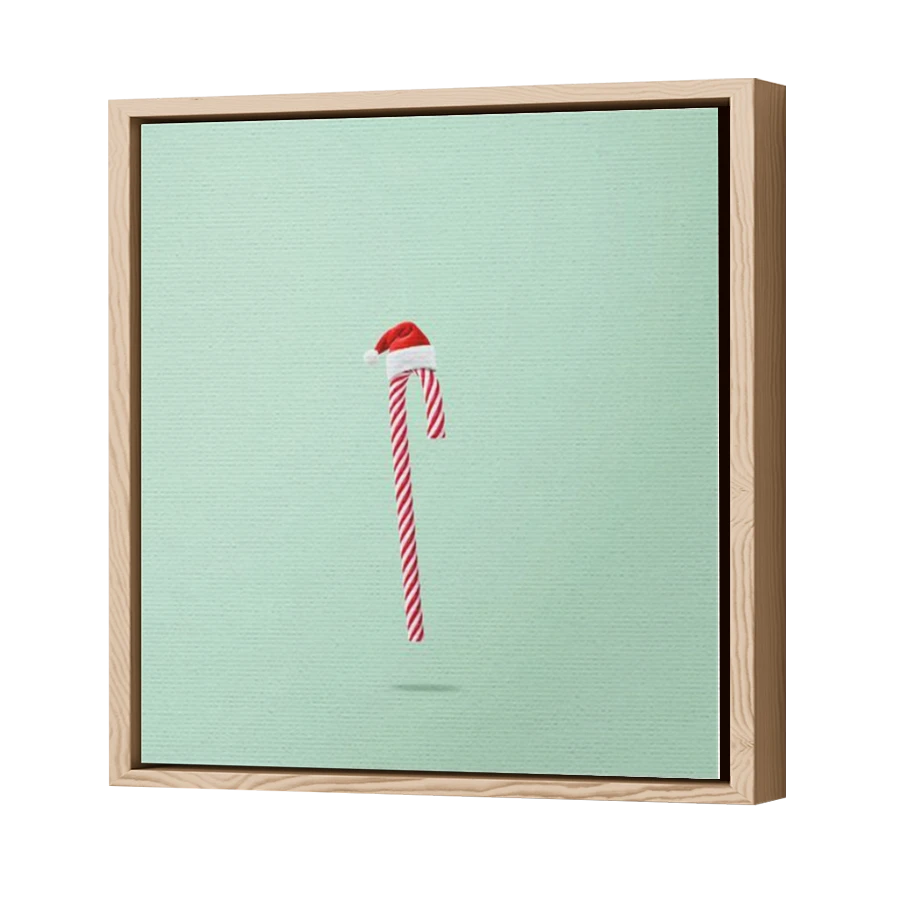 Thumbnail for Canvas - Wood Grain Floating Frame
