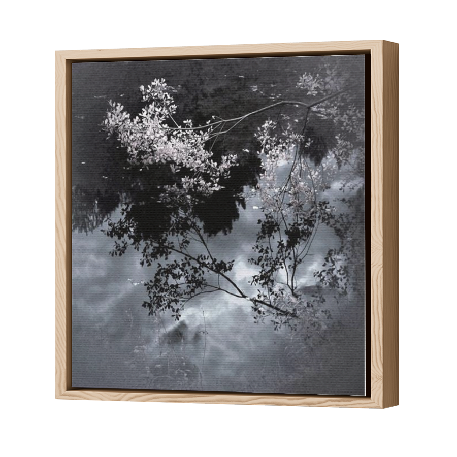 Thumbnail for Canvas - Wood Grain Floating Frame