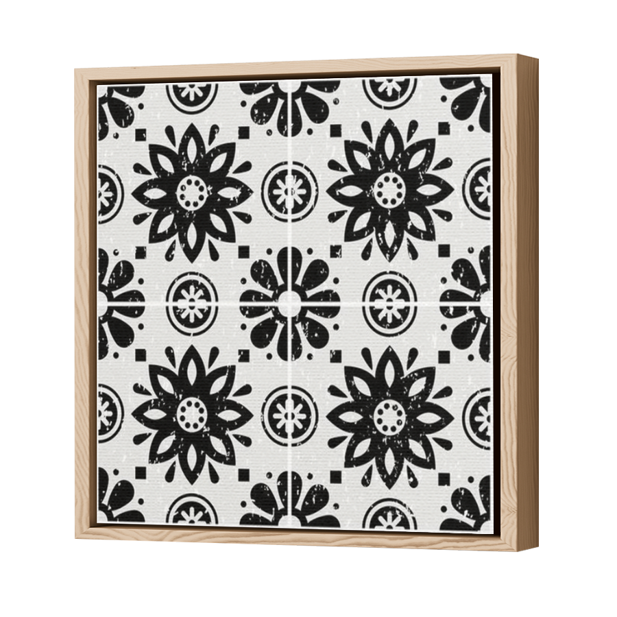 Thumbnail for Canvas - Wood Grain Floating Frame