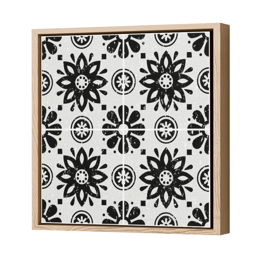 Thumbnail for Canvas - Wood Grain Floating Frame