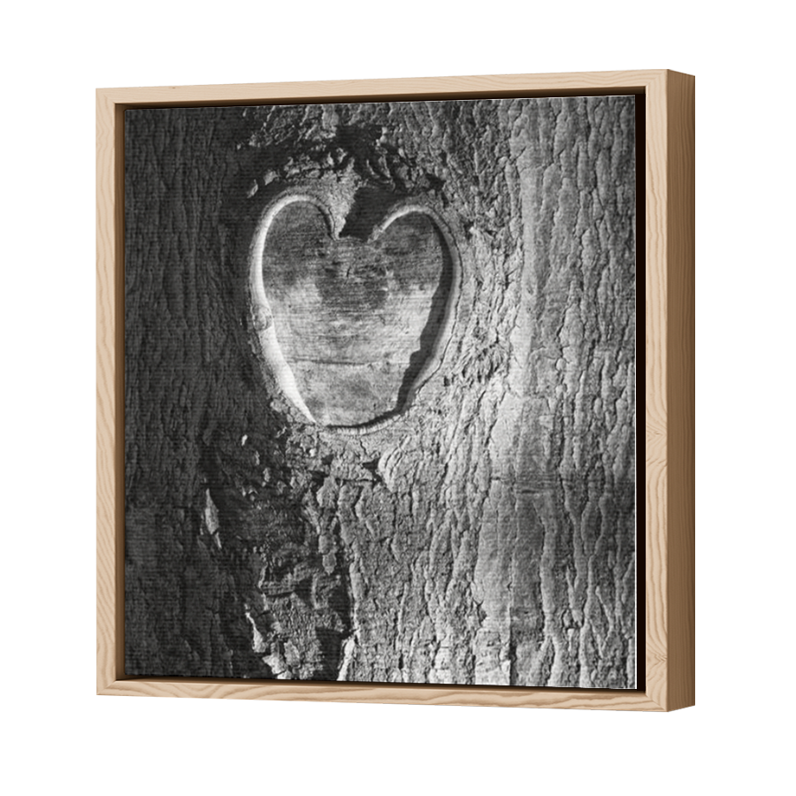 Thumbnail for Canvas - Wood Grain Floating Frame