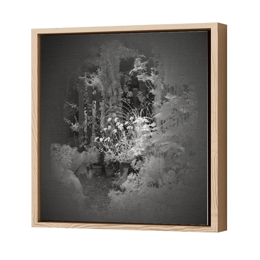 Thumbnail for Canvas - Wood Grain Floating Frame