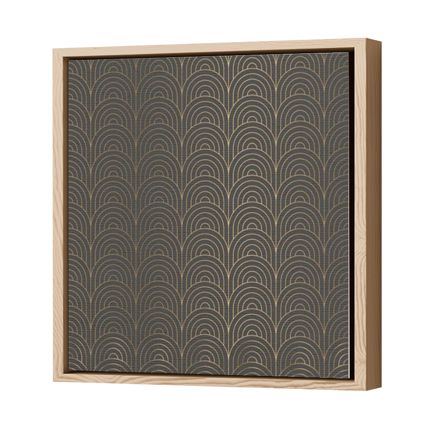 Thumbnail for Canvas - Wood Grain Floating Frame