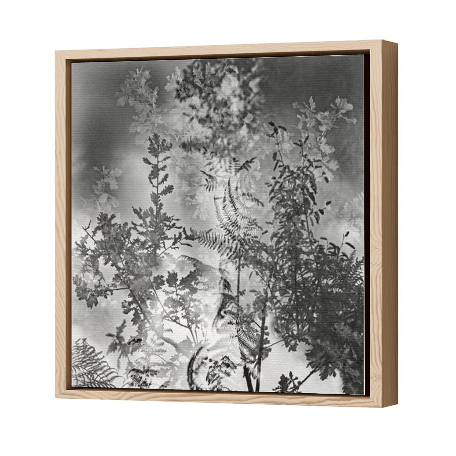 Thumbnail for Canvas - Wood Grain Floating Frame