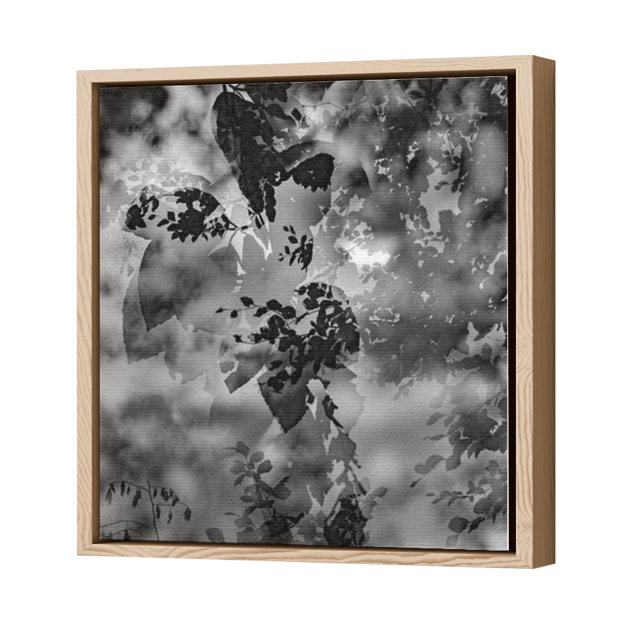 Thumbnail for Canvas - Wood Grain Floating Frame