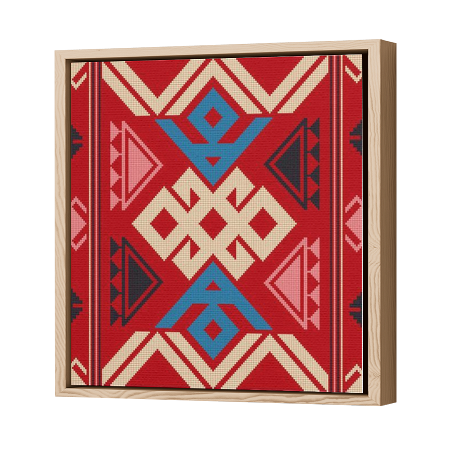 Thumbnail for Canvas - Wood Grain Floating Frame