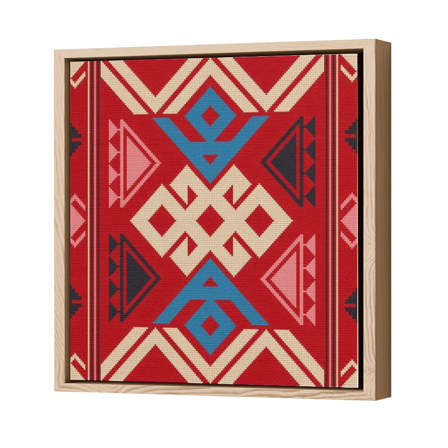 Thumbnail for Canvas - Wood Grain Floating Frame