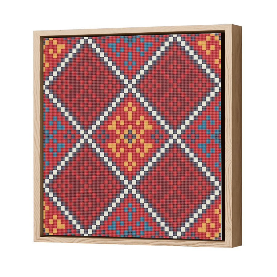Thumbnail for Canvas - Wood Grain Floating Frame