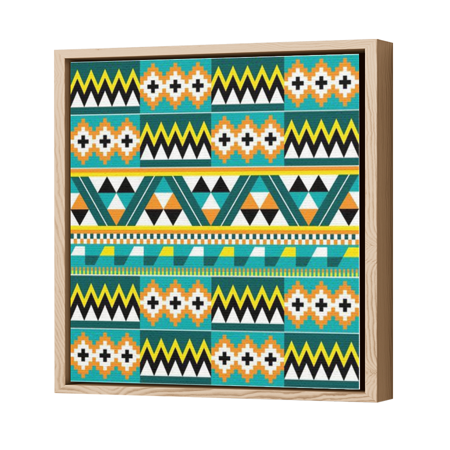 Thumbnail for Canvas - Wood Grain Floating Frame