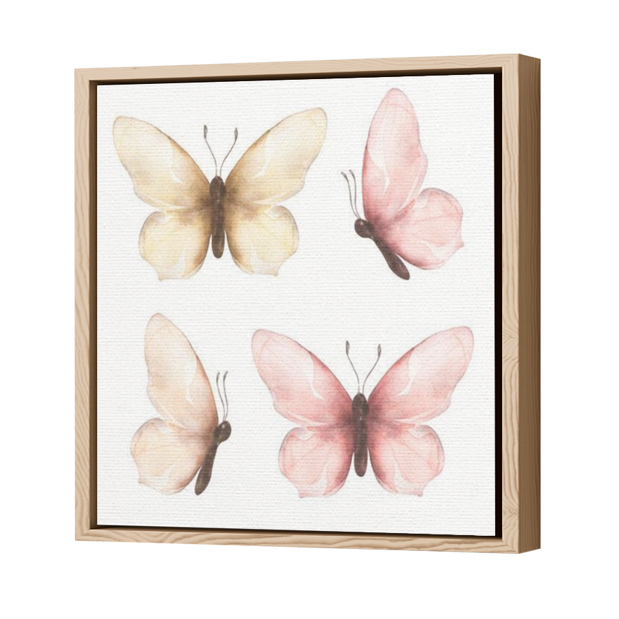 Thumbnail for Canvas - Wood Grain Floating Frame