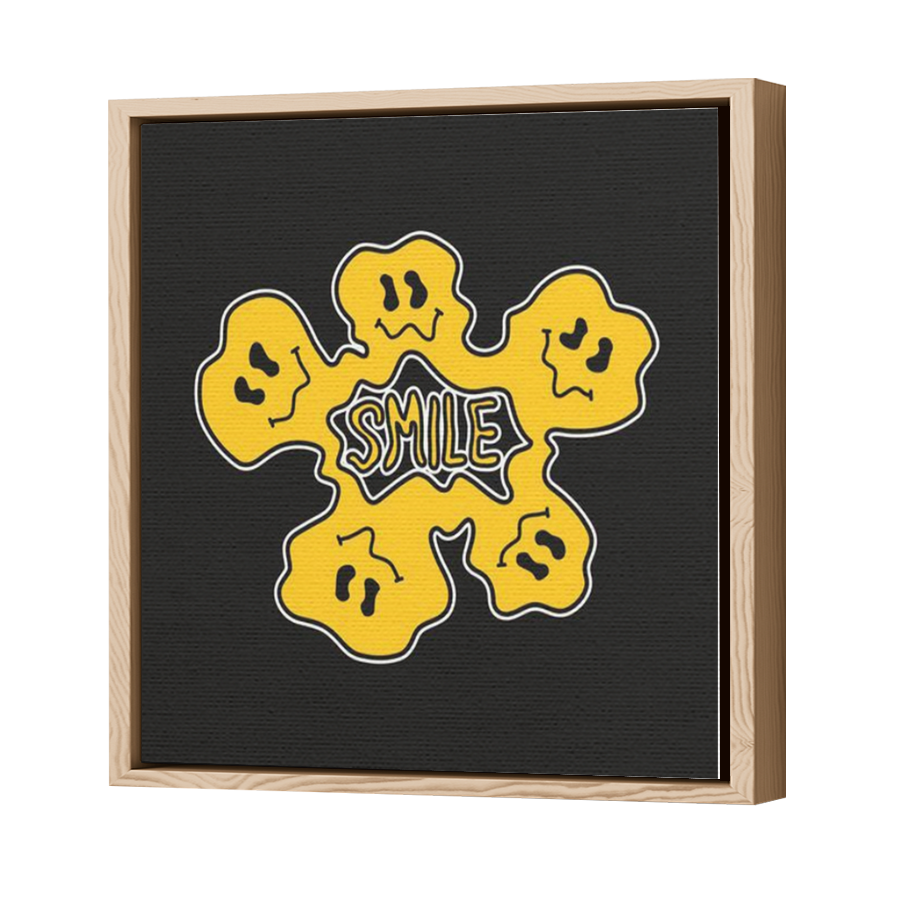 Thumbnail for Canvas - Wood Grain Floating Frame