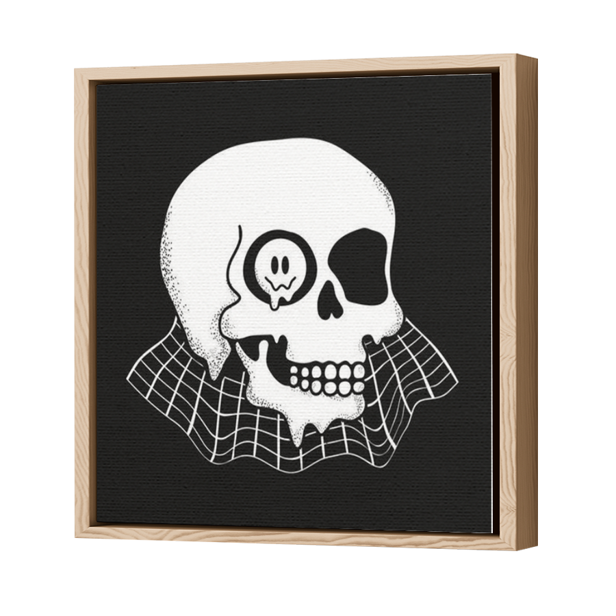 Thumbnail for Canvas - Wood Grain Floating Frame