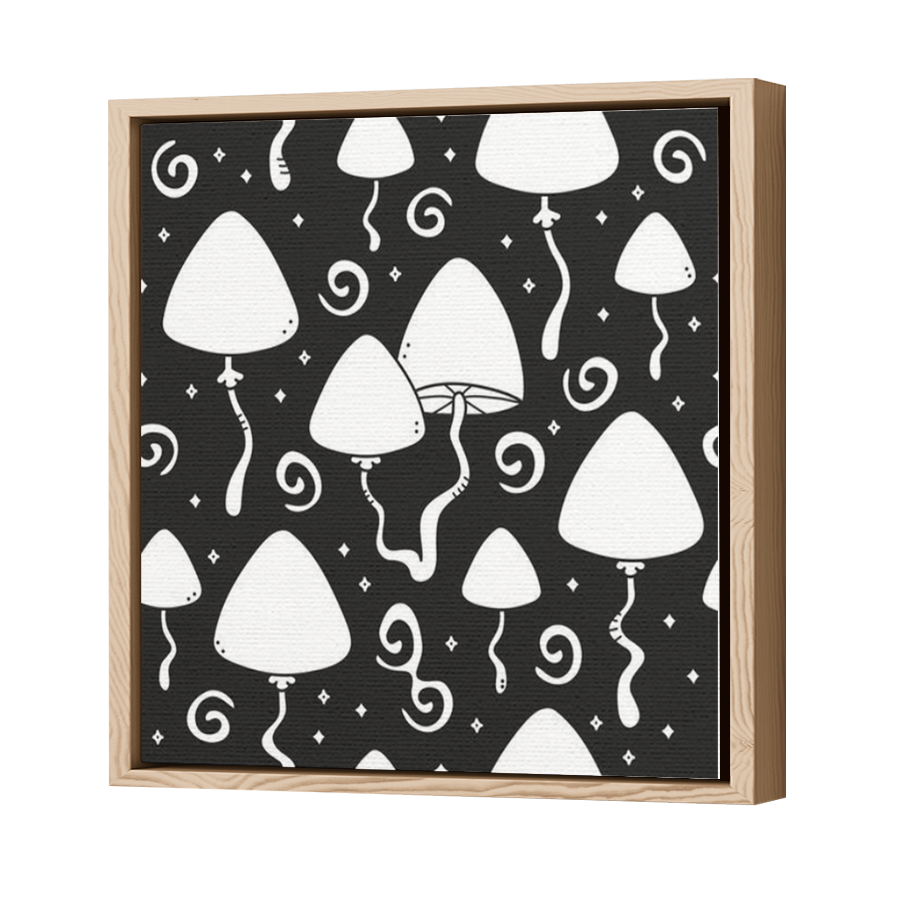 Thumbnail for Canvas - Wood Grain Floating Frame