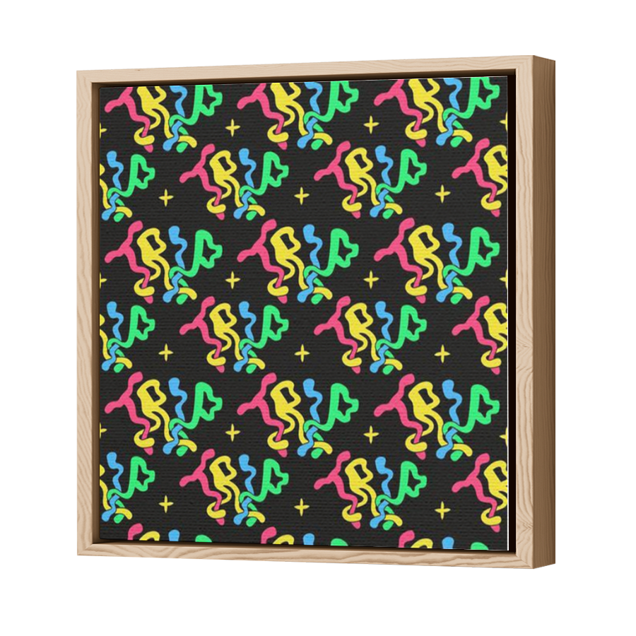 Thumbnail for Canvas - Wood Grain Floating Frame