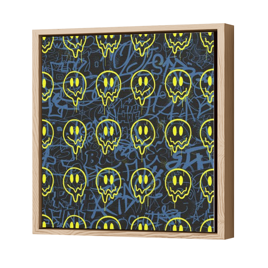 Thumbnail for Canvas - Wood Grain Floating Frame