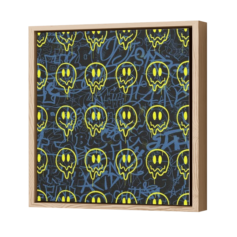 Thumbnail for Canvas - Wood Grain Floating Frame