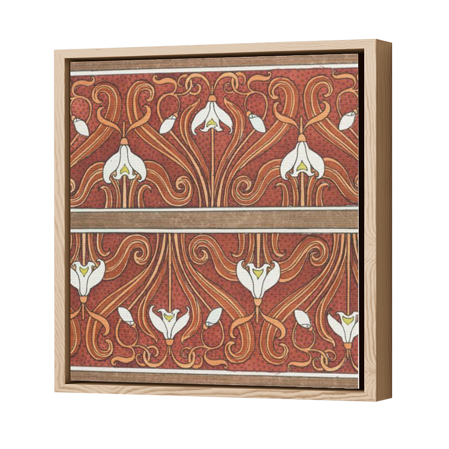 Thumbnail for Canvas - Wood Grain Floating Frame