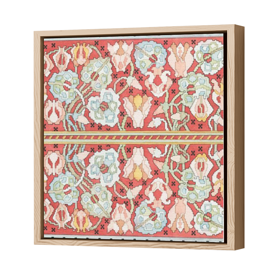 Thumbnail for Canvas - Wood Grain Floating Frame