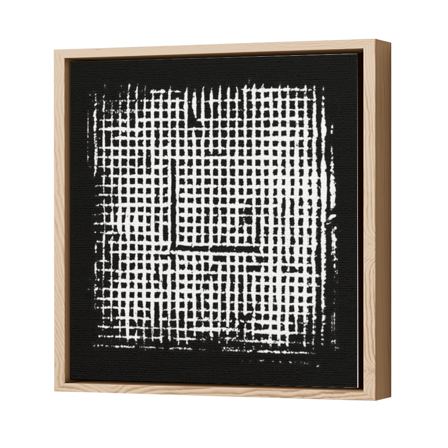 Thumbnail for Canvas - Wood Grain Floating Frame
