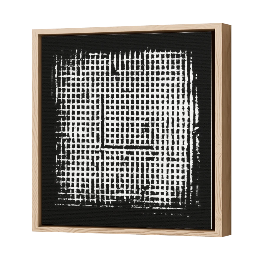 Thumbnail for Canvas - Wood Grain Floating Frame