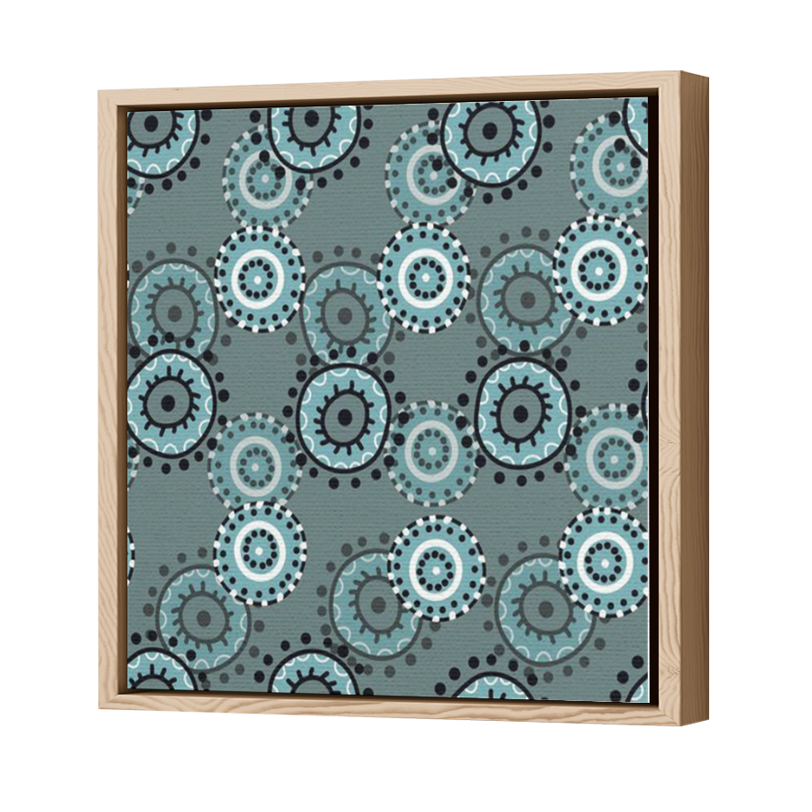 Thumbnail for Canvas - Wood Grain Floating Frame