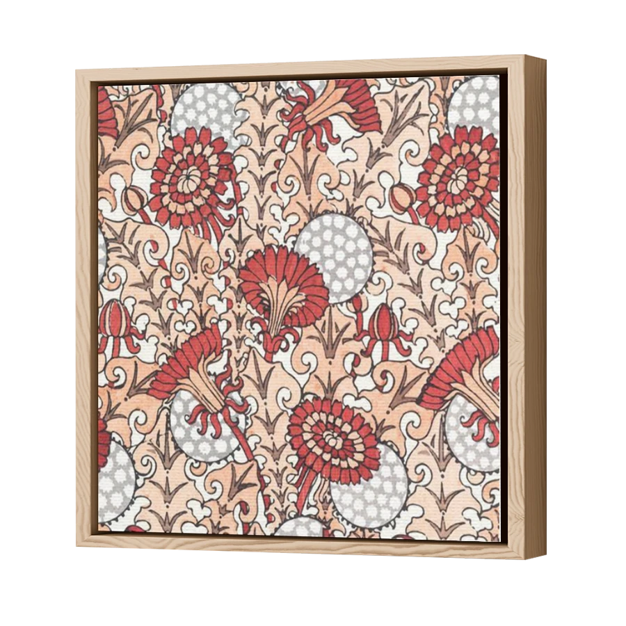 Thumbnail for Canvas - Wood Grain Floating Frame