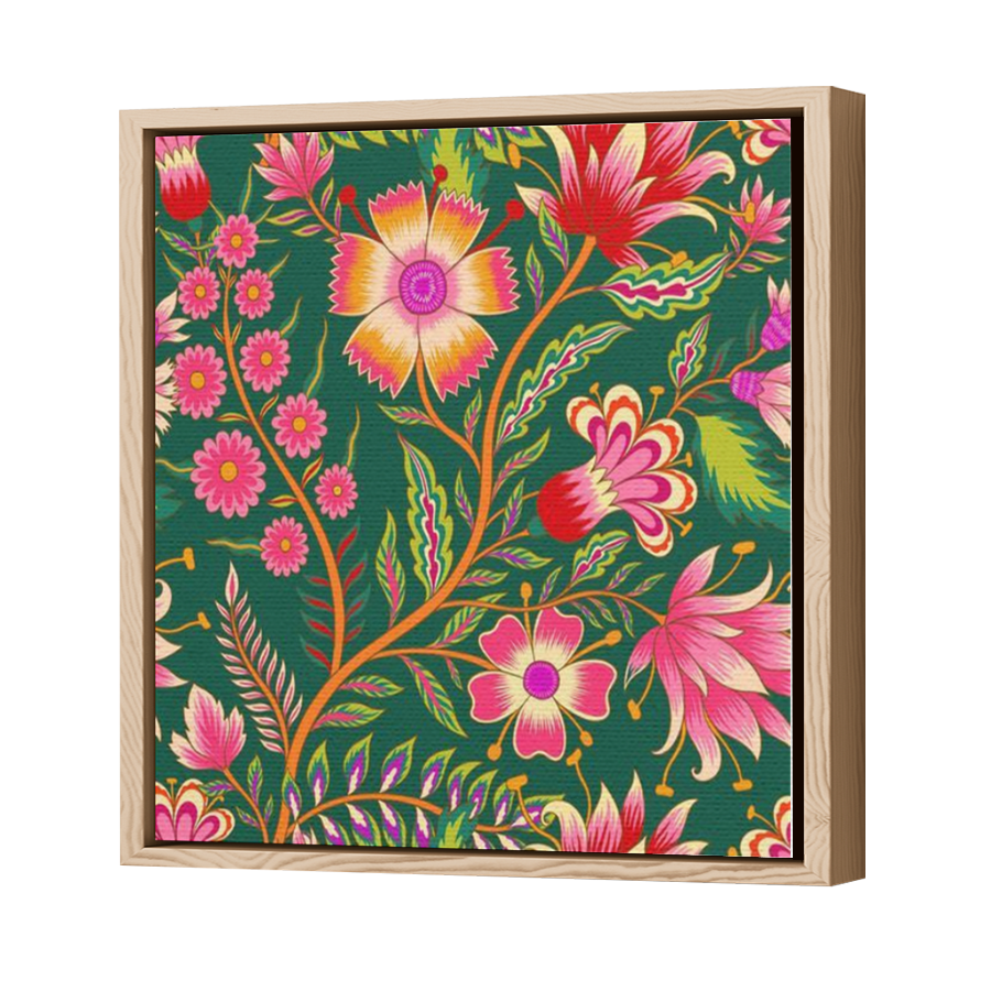 Thumbnail for Canvas - Wood Grain Floating Frame