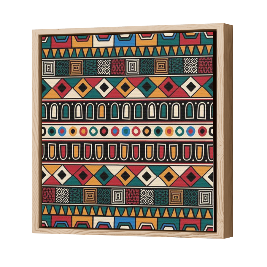 Thumbnail for Canvas - Wood Grain Floating Frame
