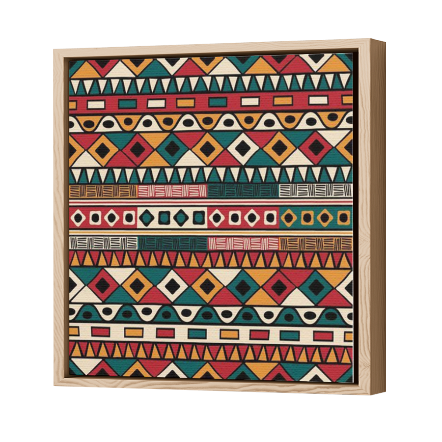 Thumbnail for Canvas - Wood Grain Floating Frame