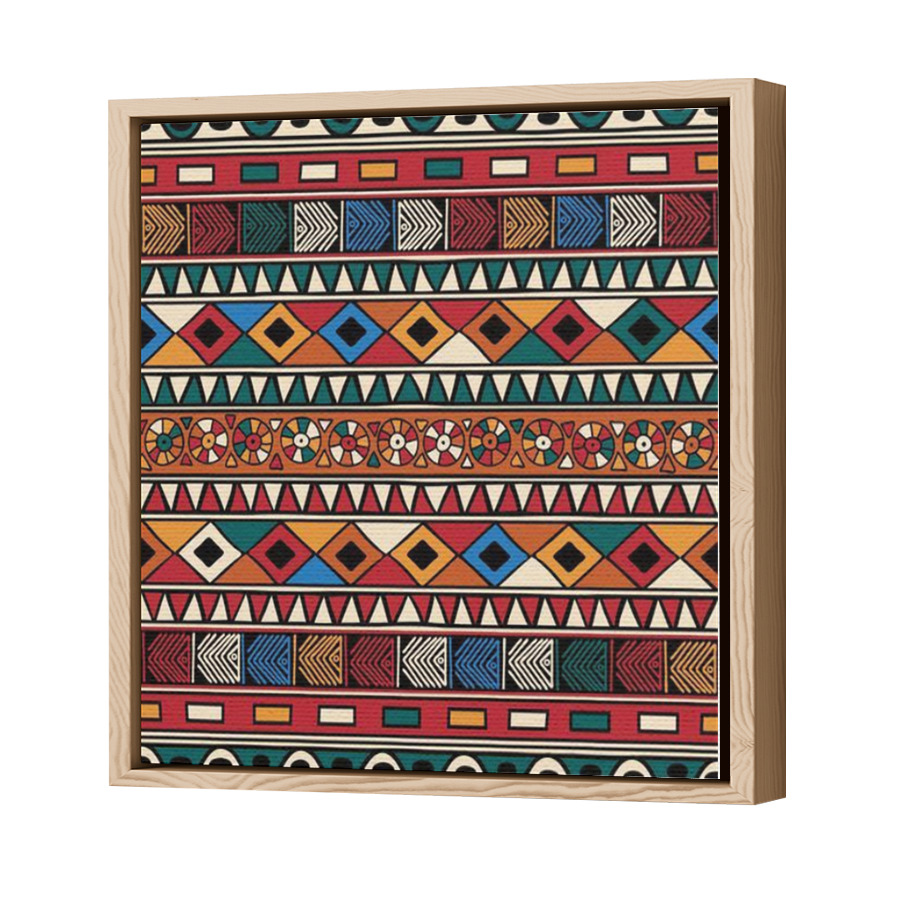 Thumbnail for Canvas - Wood Grain Floating Frame