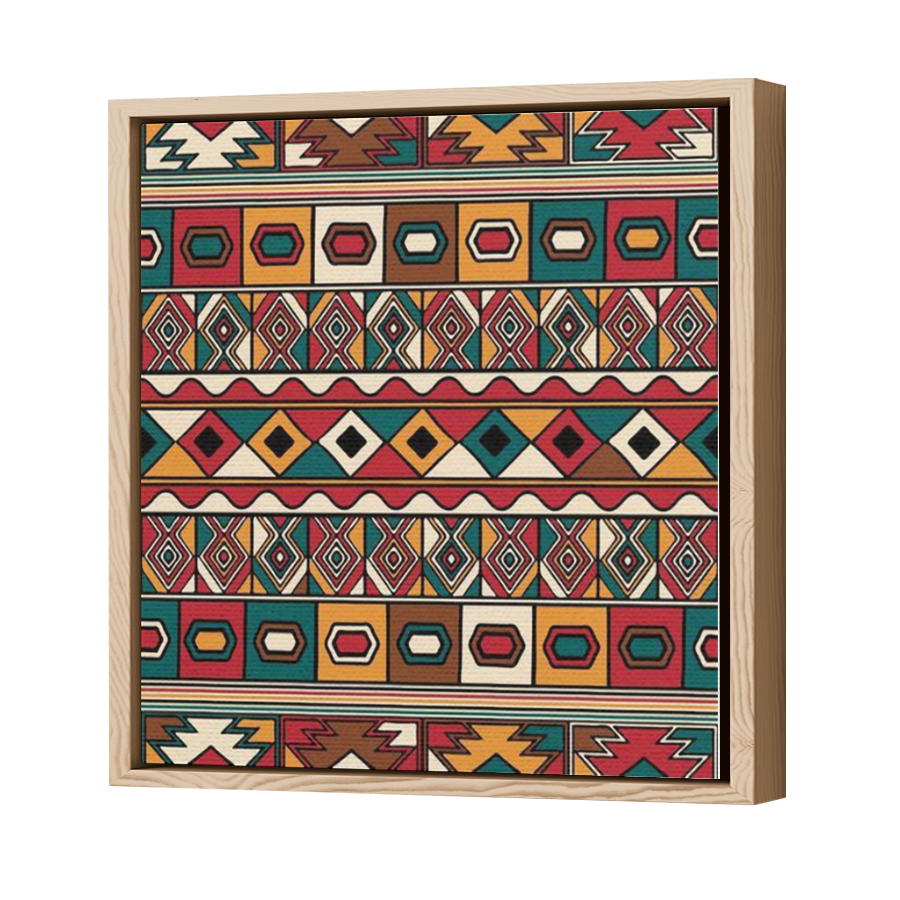 Thumbnail for Canvas - Wood Grain Floating Frame