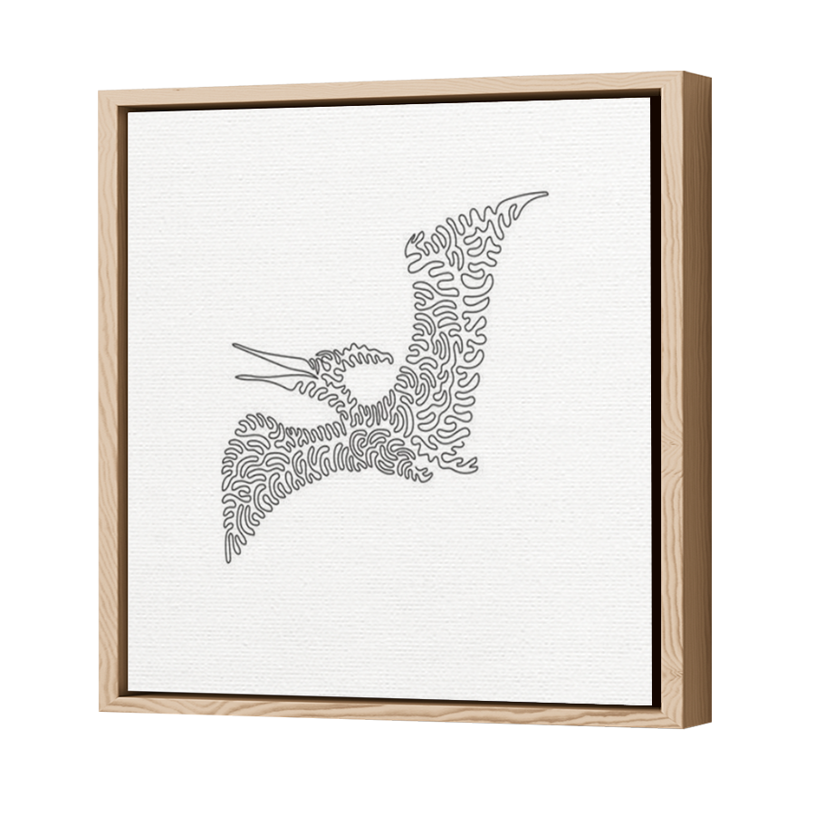 Thumbnail for Canvas - Wood Grain Floating Frame