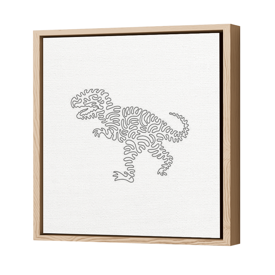 Thumbnail for Canvas - Wood Grain Floating Frame