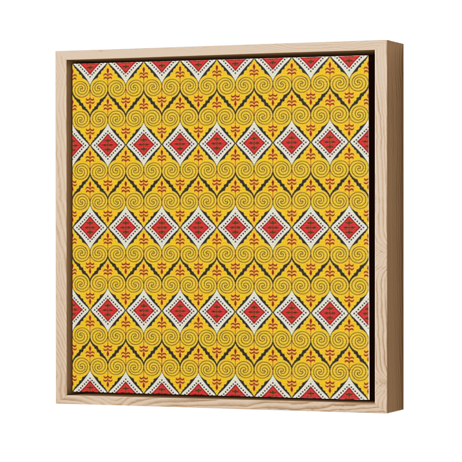 Thumbnail for Canvas - Wood Grain Floating Frame