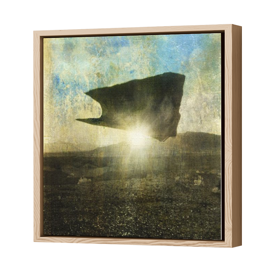 Thumbnail for Canvas - Wood Grain Floating Frame