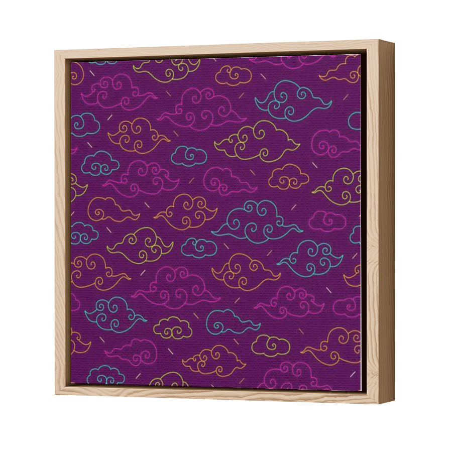Thumbnail for Canvas - Wood Grain Floating Frame