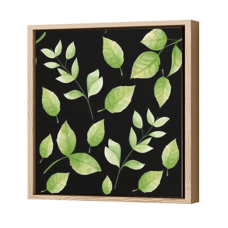 Thumbnail for Canvas - Wood Grain Floating Frame