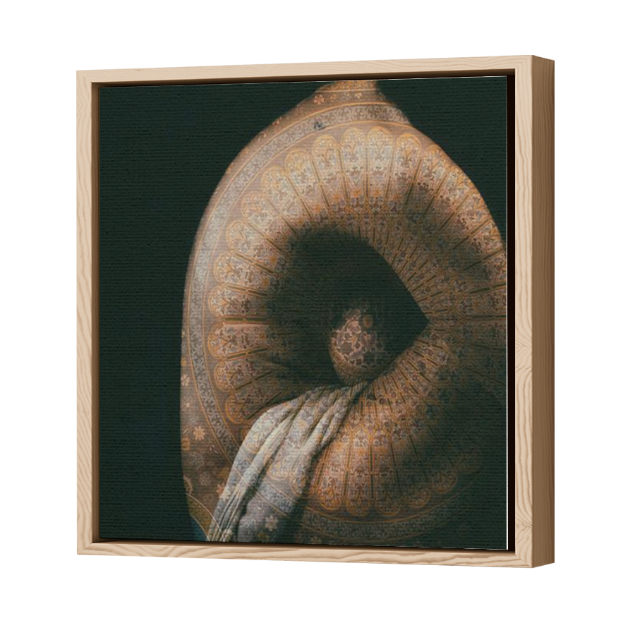Thumbnail for Canvas - Wood Grain Floating Frame
