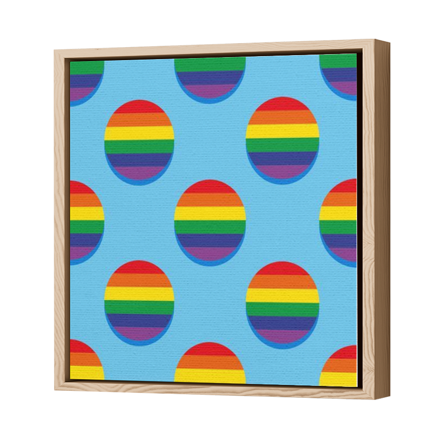 Thumbnail for Canvas - Wood Grain Floating Frame