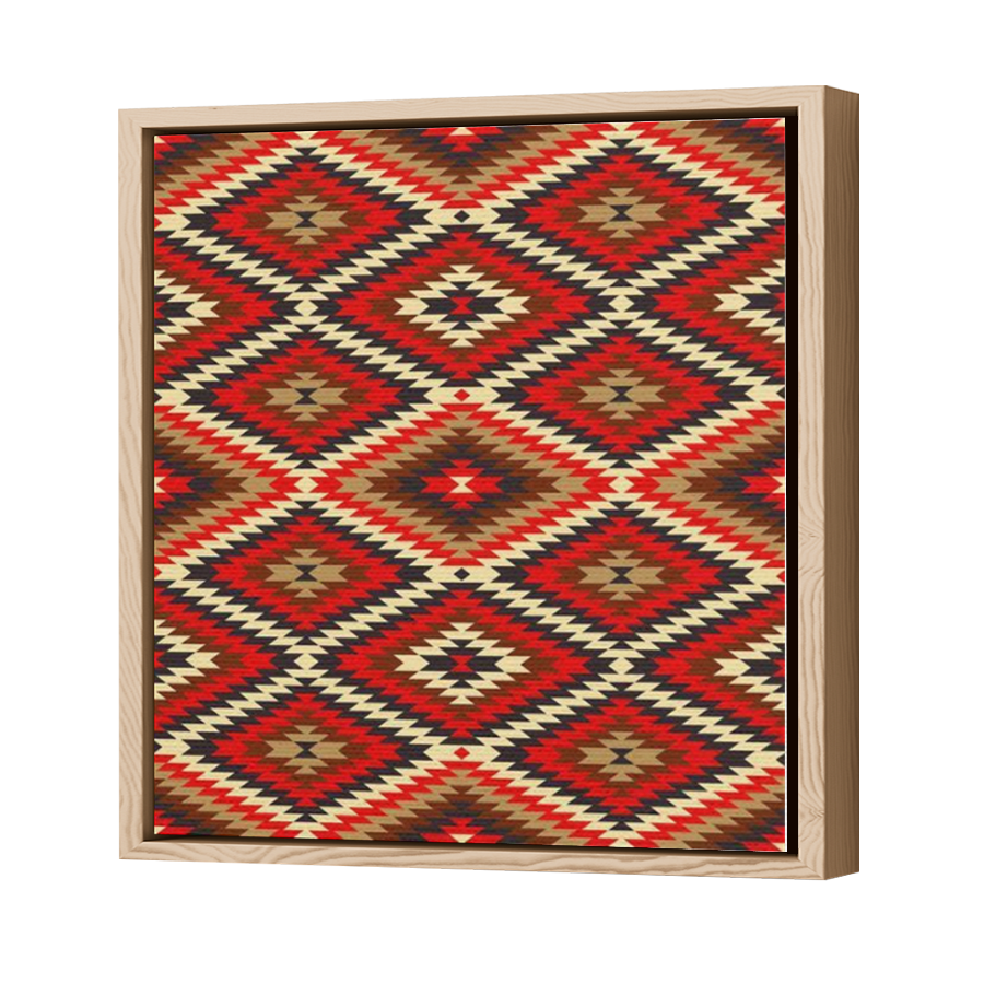 Thumbnail for Canvas - Wood Grain Floating Frame