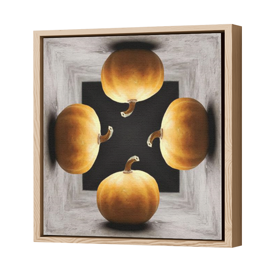 Thumbnail for Canvas - Wood Grain Floating Frame