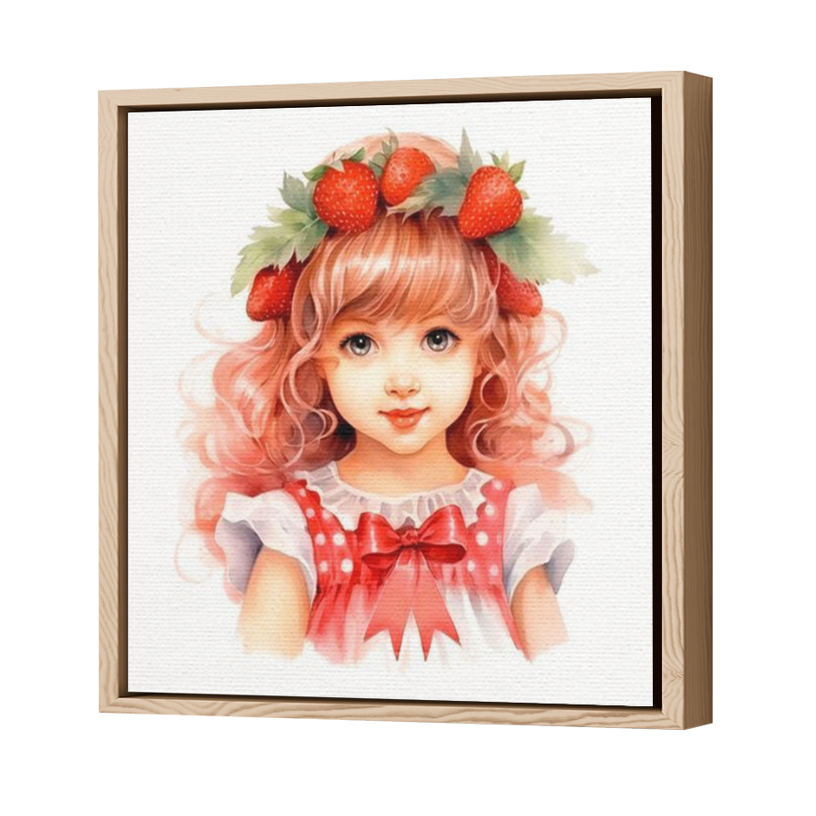 Thumbnail for Canvas - Wood Grain Floating Frame