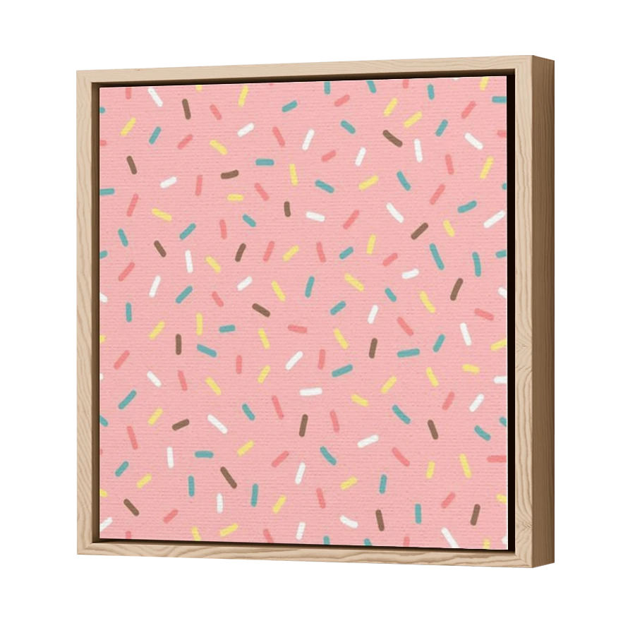 Thumbnail for Canvas - Wood Grain Floating Frame