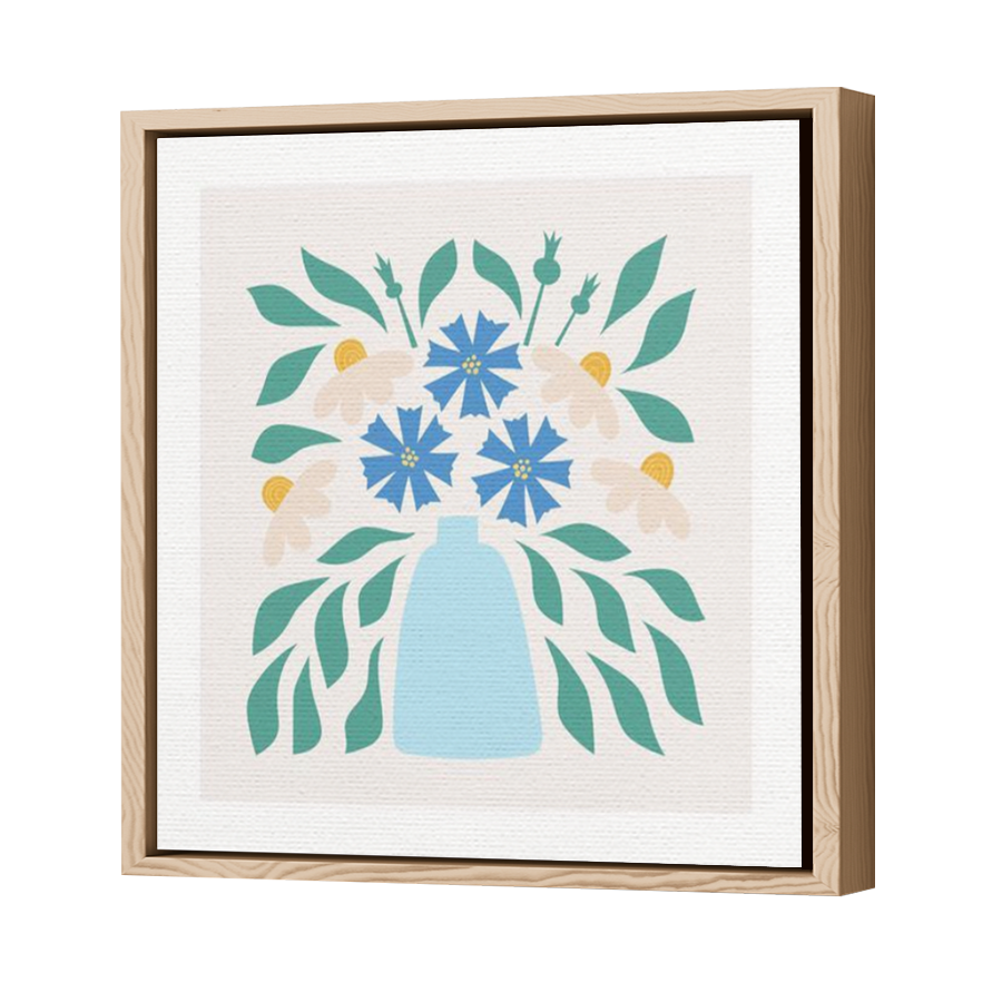 Thumbnail for Canvas - Wood Grain Floating Frame