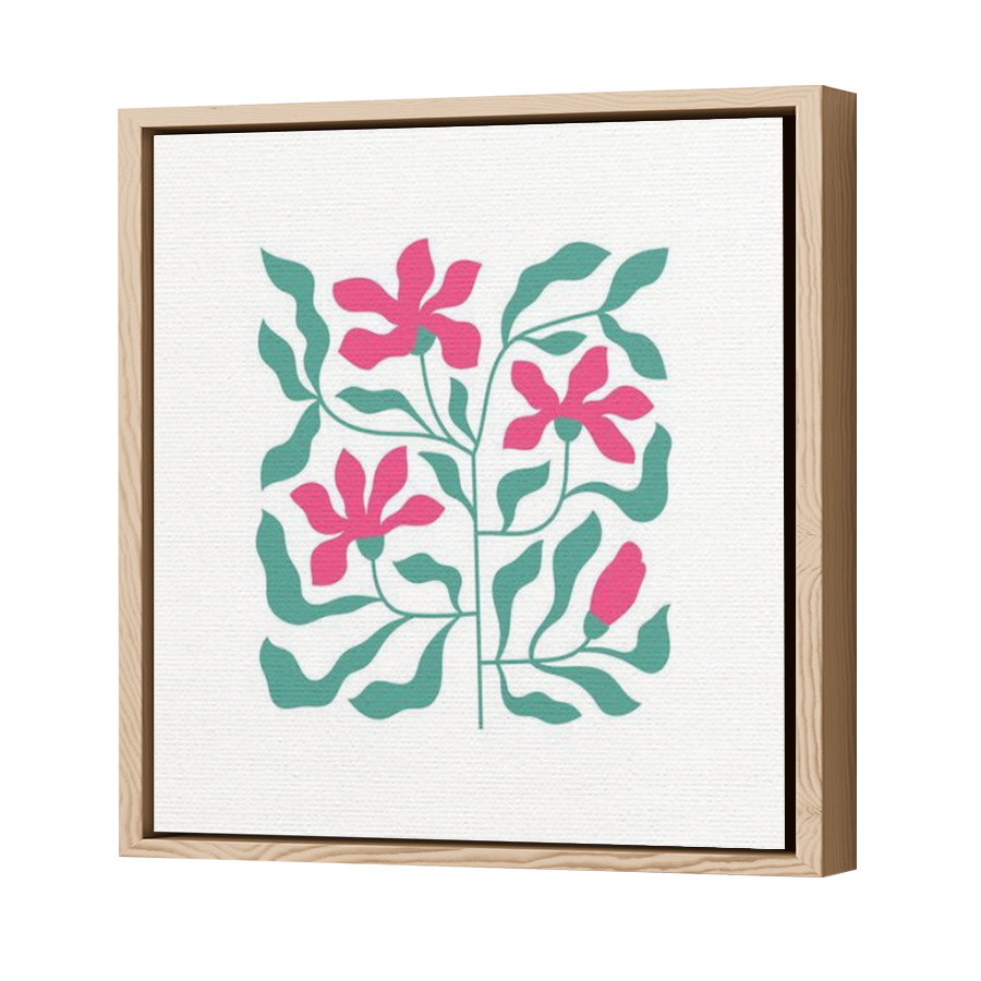Thumbnail for Canvas - Wood Grain Floating Frame
